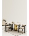 Ensemble salle à manger OCTO beige et doré