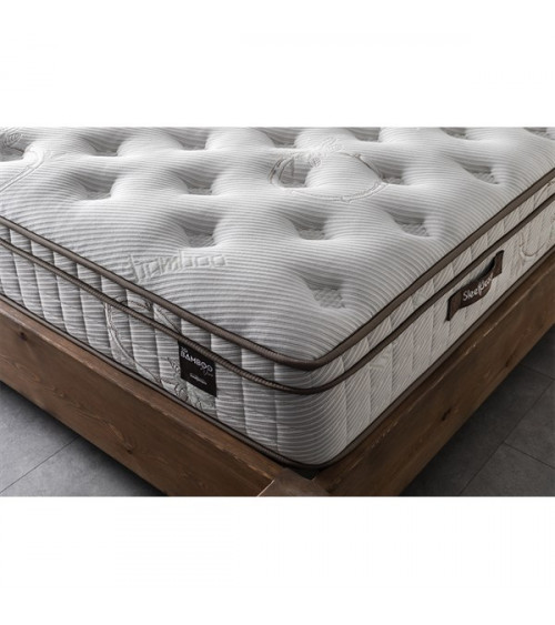 MATELAS EN MOUSSE VISCOÉLASTIQUE 3D BAMBOU 140 x 190 cm
