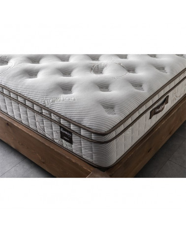 MATELAS EN MOUSSE VISCOÉLASTIQUE 3D BAMBOU 160 x 200 cm