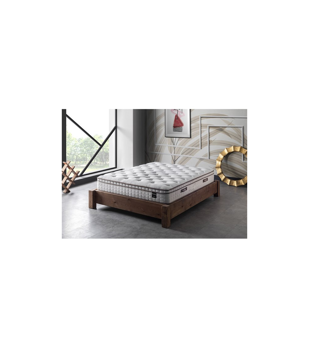 MATELAS EN MOUSSE VISCOÉLASTIQUE 3D BAMBOU 160 x 200 cm