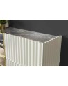Buffet BEN 4 portes 214 cm blanc
