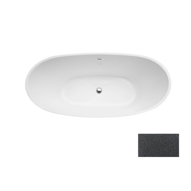 Banheira autónoma AYLA GLAM GRAPHITE 170 x 80 cm Banheira autónoma AYLA GLAM GRAPHITE 170 x 80 cm