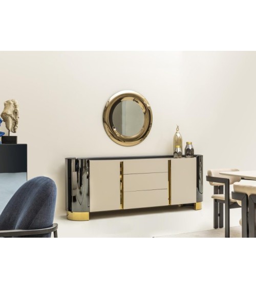 Ensemble salle à manger OCTO beige et doré