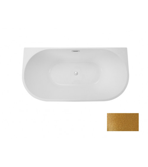 Eilandbad VICA GLAM GOLDEN 150/170 x 80 cm