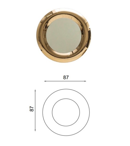 Ensemble salle à manger OCTO beige et doré