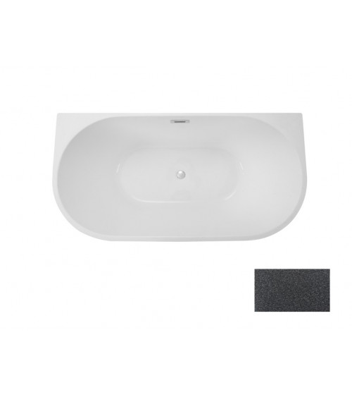 Bañera isla VICA GLAM GRAPHITE 150/170 x 80 cm