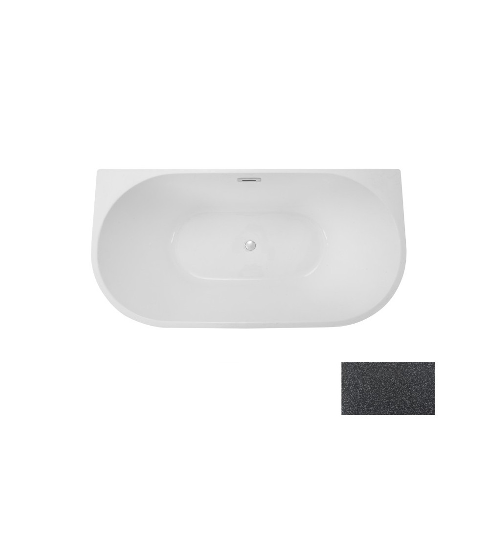 Banheira autónoma VICA GLAM GRAPHITE 150/170 x 80 cm