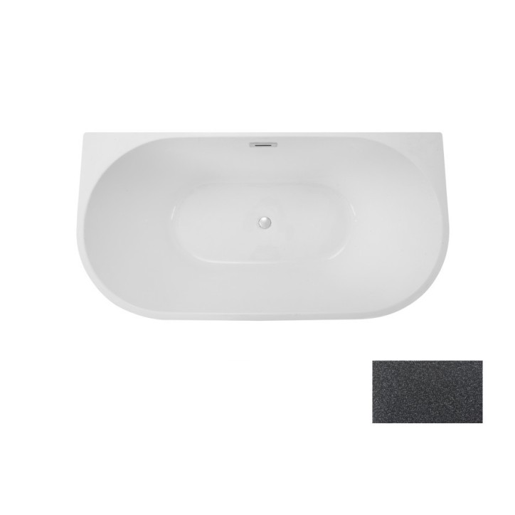 Vasca da bagno freestanding VICA GLAM GRAPHITE 150/170 x 80 cm Vasca da bagno freestanding VICA GLAM GRAPHITE 150/170 x 80 cm