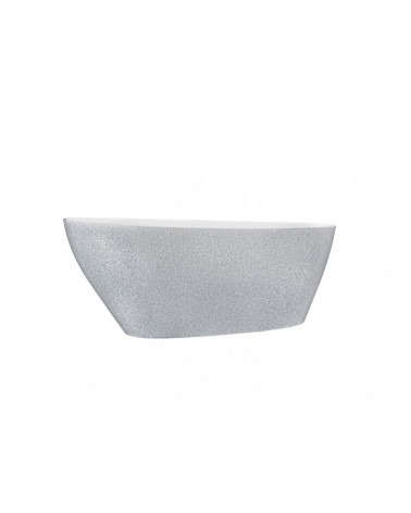 Vapaasti seisova kylpyamme GOYA GLAM SILVER 142x62 cm/160x70 cm
