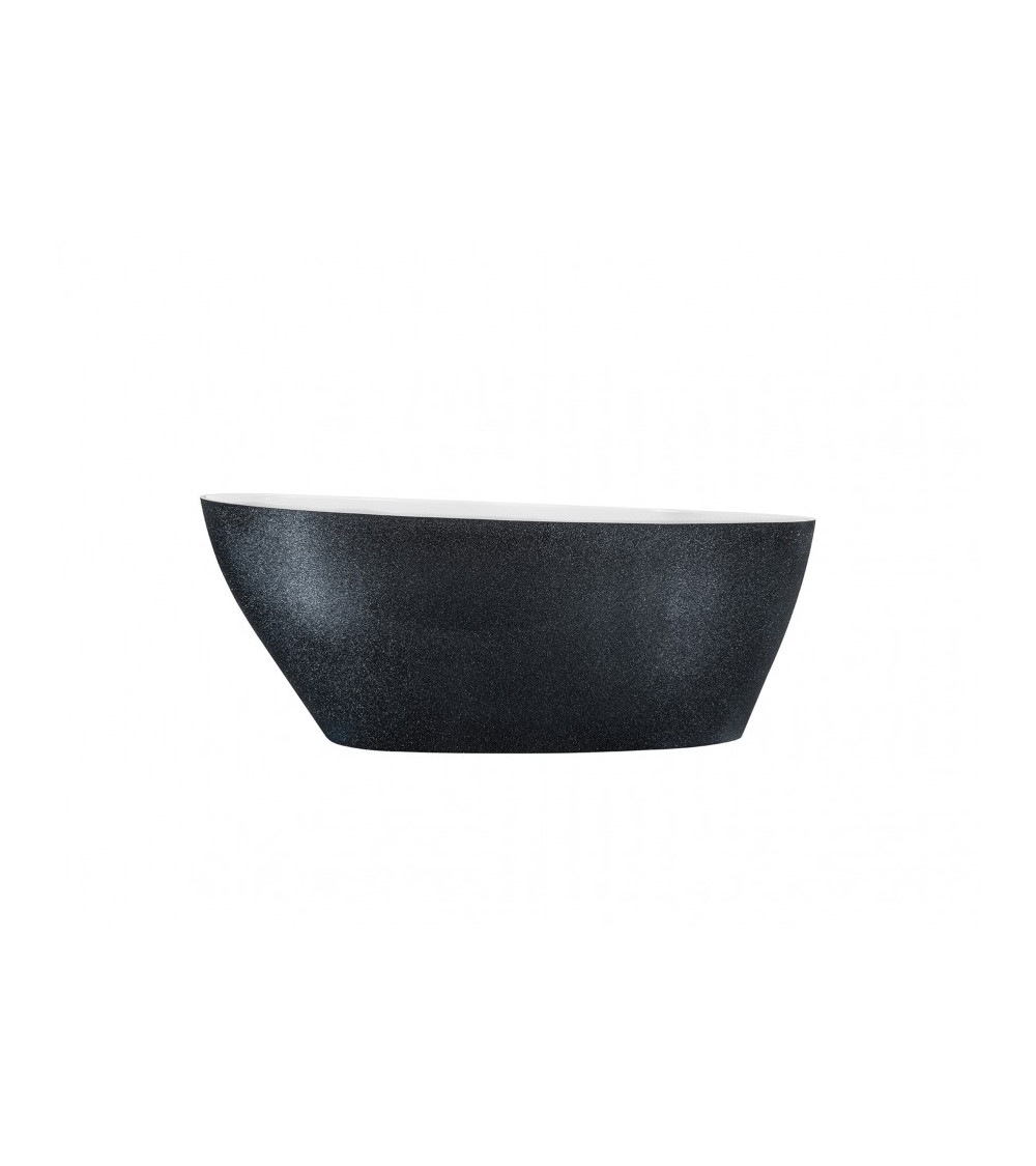 Baignoire îlot GOYA GLAM GRAPHITE 142x60 cm/160x70 cm