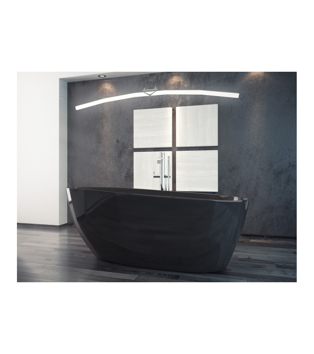 Vasca da bagno freestanding GOYA nero 142x62 cm/160x70 cm