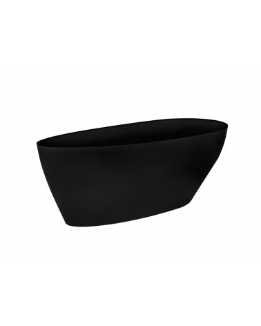 Vasca da bagno freestanding GOYA nero 142x62 cm/160x70 cm