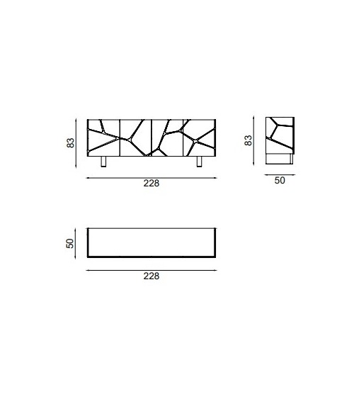 Ensemble salle à manger SIRIUS BLACK noir et doré table 180 cm