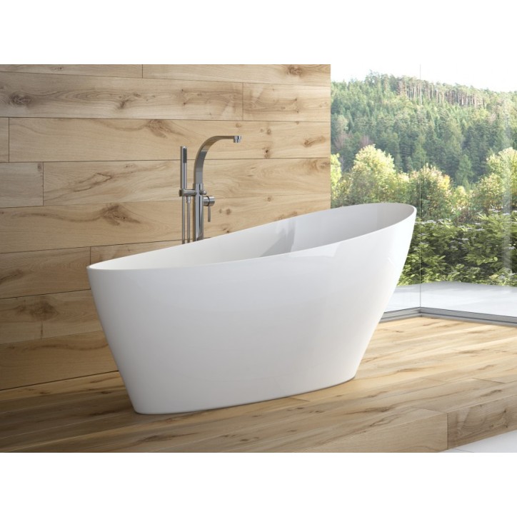 KEYA freistehende Badewanne 165 x 70 cm