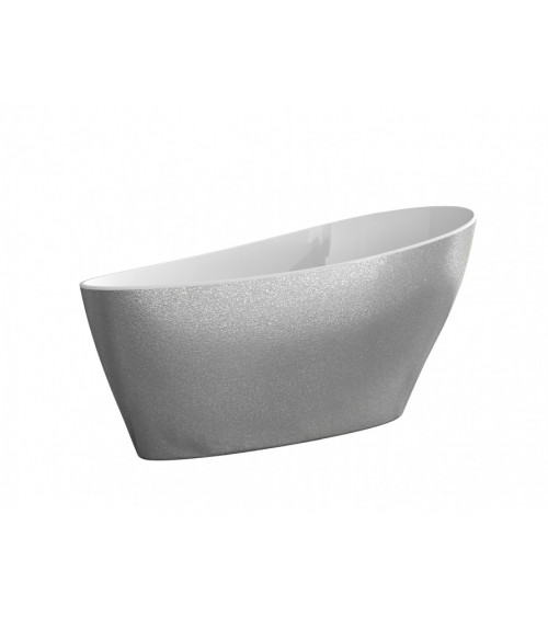 Eilandbad KEYA GLAM SILVER 165 x 70 cm