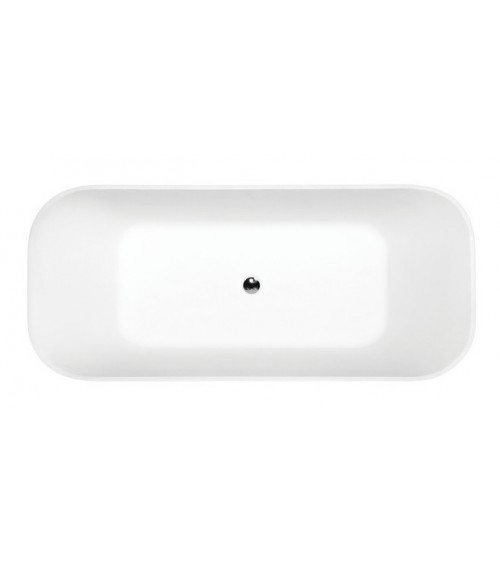 Baignoire îlot ASSOS GLAM SILVER 160 x 70 cm