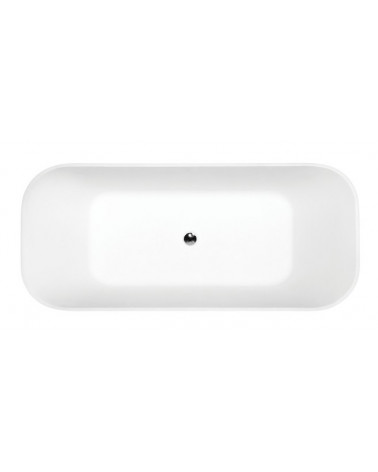 Vasca da bagno freestanding ASSOS GLAM SILVER 160 x 70 cm