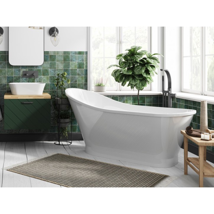 Baignoire îlot GLORIA 150x66 cm/160x68 cm