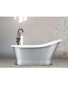 Bañera isla GLORIA GLAM SILVER 150x66 cm/160x68 cm