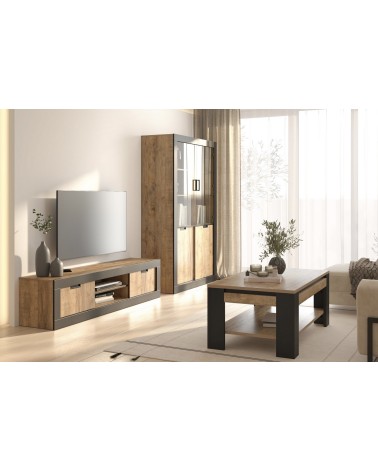 Salle complet Tudor - chêne et noir