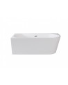 Baignoire îlot ZOYA GLAM GOLDEN angle droit 150x75 cm/170x80 cm