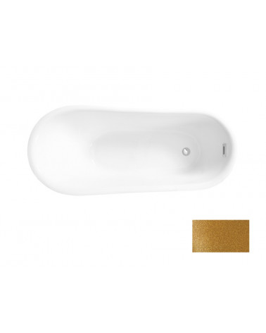 Banheira de ilha CALIMA GLAM GOLDEN 170 x 74 cm