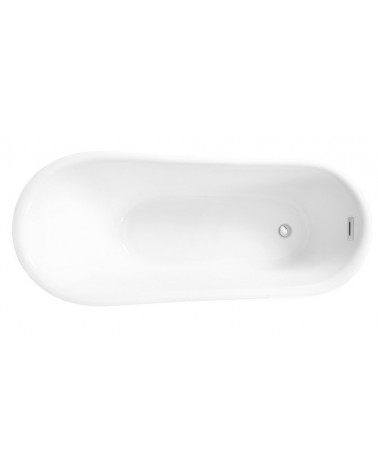 Bañera independiente CALIMA GLAM SILVER 170 x 74 cm