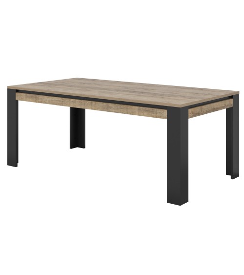 Salle complet Tudor - chêne et noir