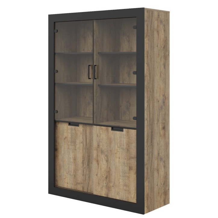 Salle complet Tudor - chêne et noir