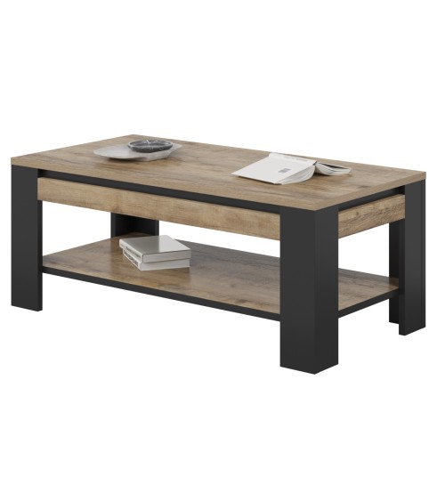 Salle complet Tudor - chêne et noir