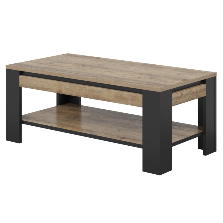 Salle complet Tudor - chêne et noir