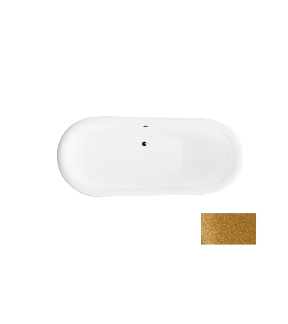 AMELIA GLAM GOLDEN vrijstaand bad 190 x 77 cm