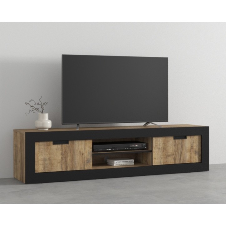 Salle complet Tudor - chêne et noir