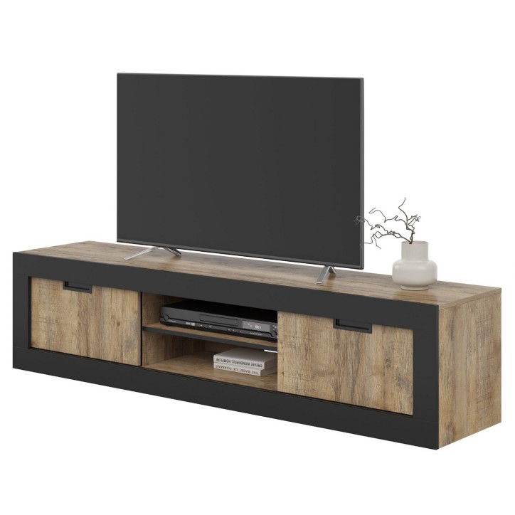 Salle complet Tudor - chêne et noir