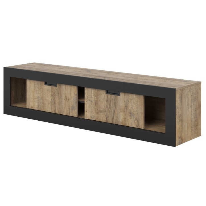 Salle complet Tudor - chêne et noir