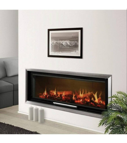 Inserto para chimenea a leña  200 EVO LD puerta guillotina 22 kW
