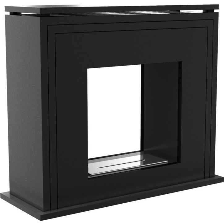 Cheminée bio-éthanol JUNE NOIR  80 cm
