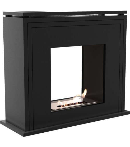 Chimenea de bioetanol JUNE negro 80 cm