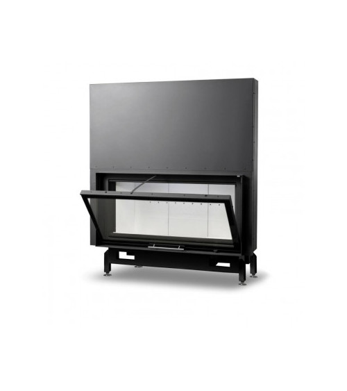 Inserto para chimenea de leña con puerta de guillotina MB 130CM 21 kW