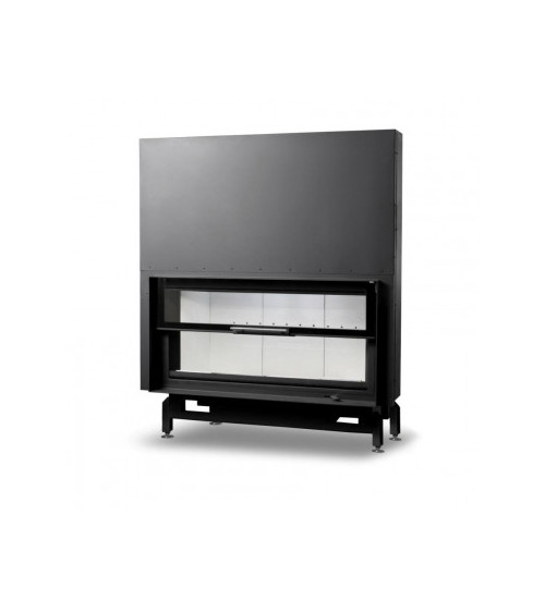 Inserto para chimenea de leña con puerta de guillotina MB 130CM 21 kW