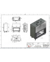 Inzethaard met schuifdeur MB 130CM 21 kW