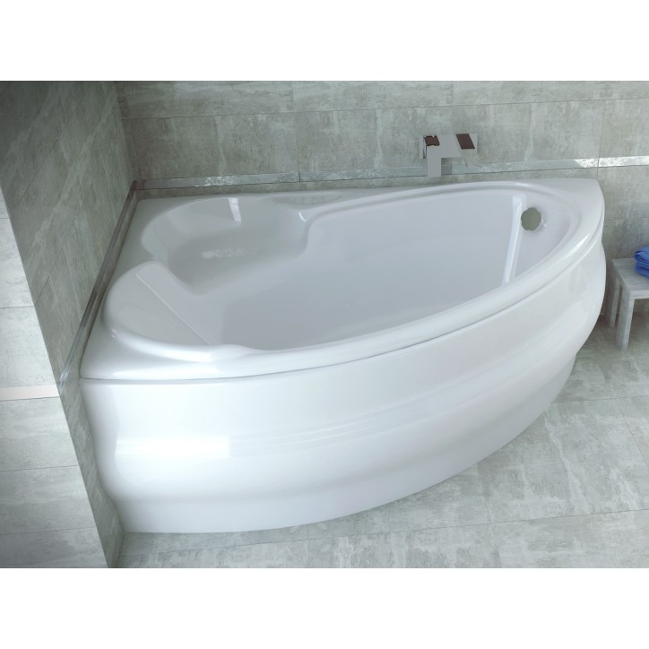 Banheira de canto NOVA 140/155/170cm esquerda com avental