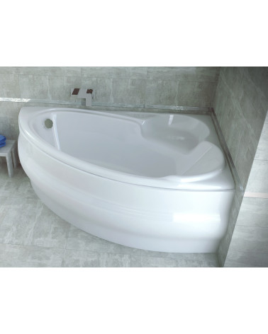 Vasca da bagno EWA 134x134x57,5 cm con pannello incluso