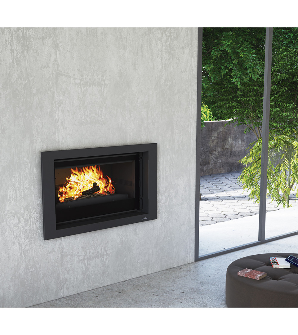 INSERTO DE CHIMENEA CON PUERTA GUILLOTINA PARIS 90V‐G 15kW