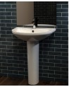 Vasque avec colonne OCEANUS COMPACT blanc