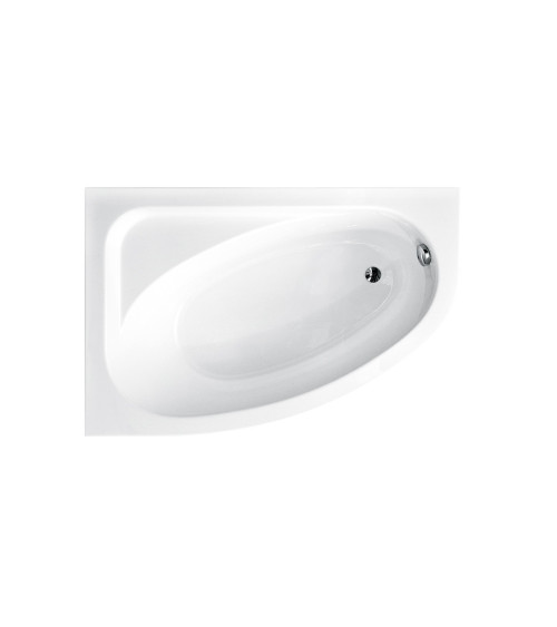 CORNEA Eckbadewanne 140x80 cm links mit Schürze