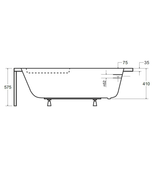 Baignoire ORIEGO maxi- baignoire design - mobilier salle de bain design