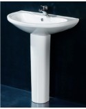 Vasque avec colonne OCEANUS COMPACT junior blanc