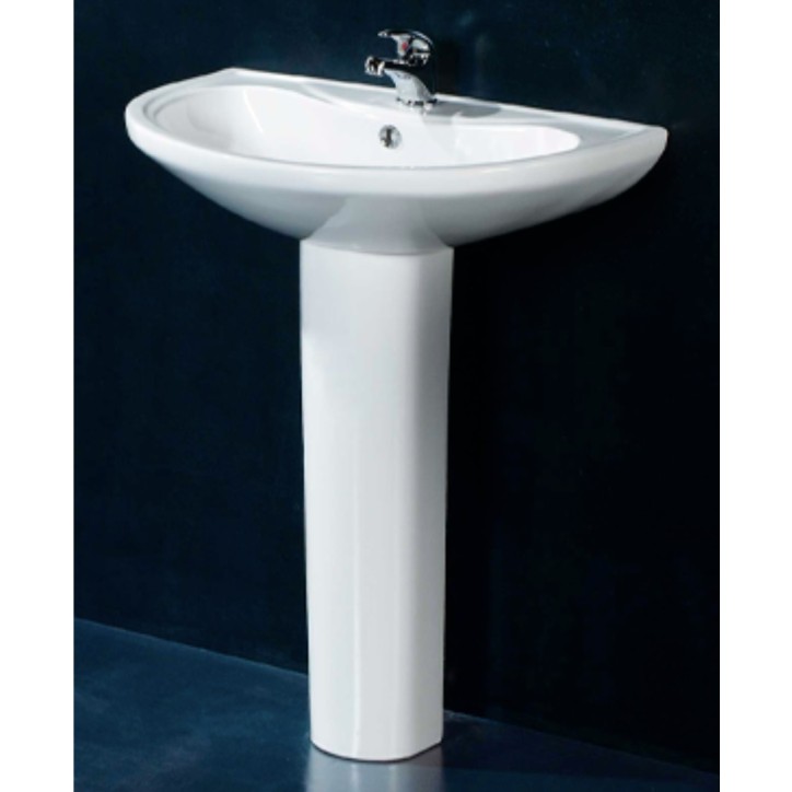 Vasque avec colonne OCEANUS COMPACT junior blanc