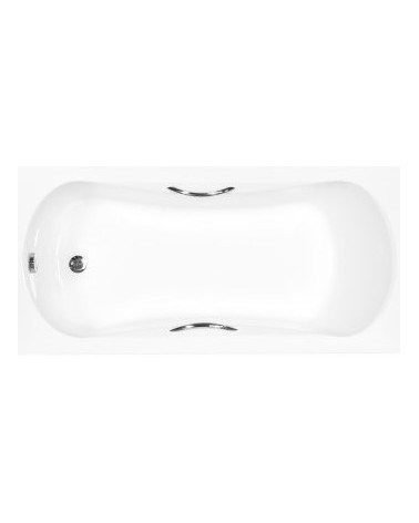 VANESSA Rechteckige Badewanne mit Vertiefung 130/140/150/160/170 x 70 cm